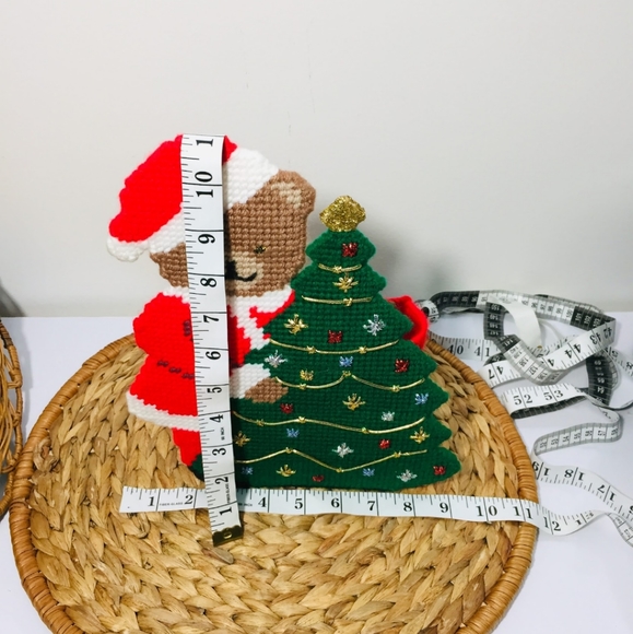 Vintage, Christmas decoration in crochet. Excellen - Picture 15 of 16